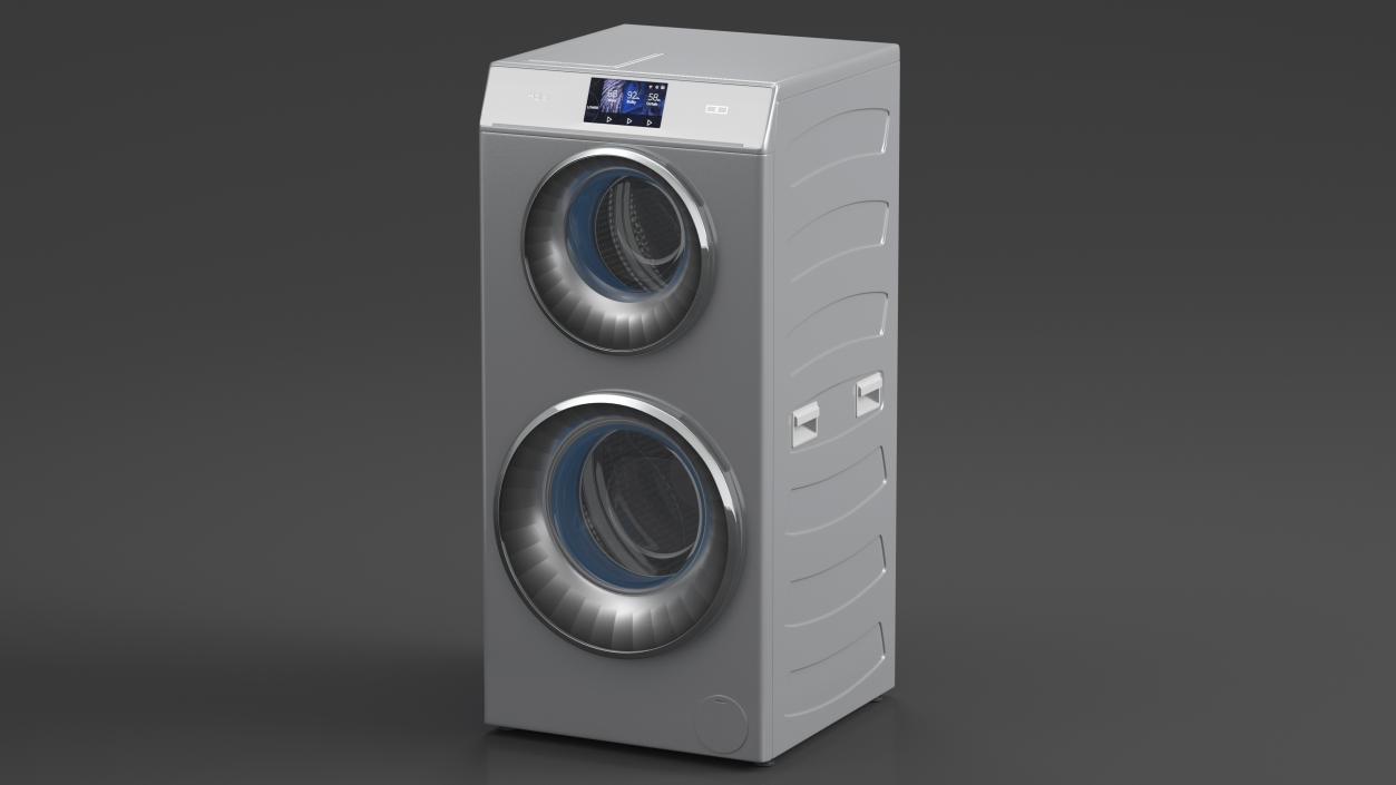 Haier DuoDrum Freestanding Washing Machine 3D