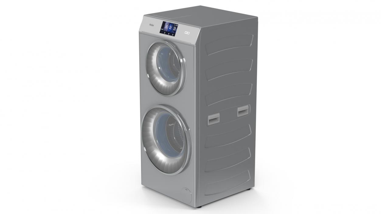 Haier DuoDrum Freestanding Washing Machine 3D