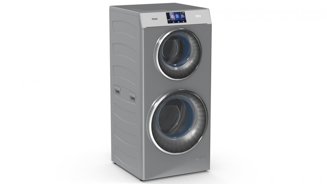 Haier DuoDrum Freestanding Washing Machine 3D