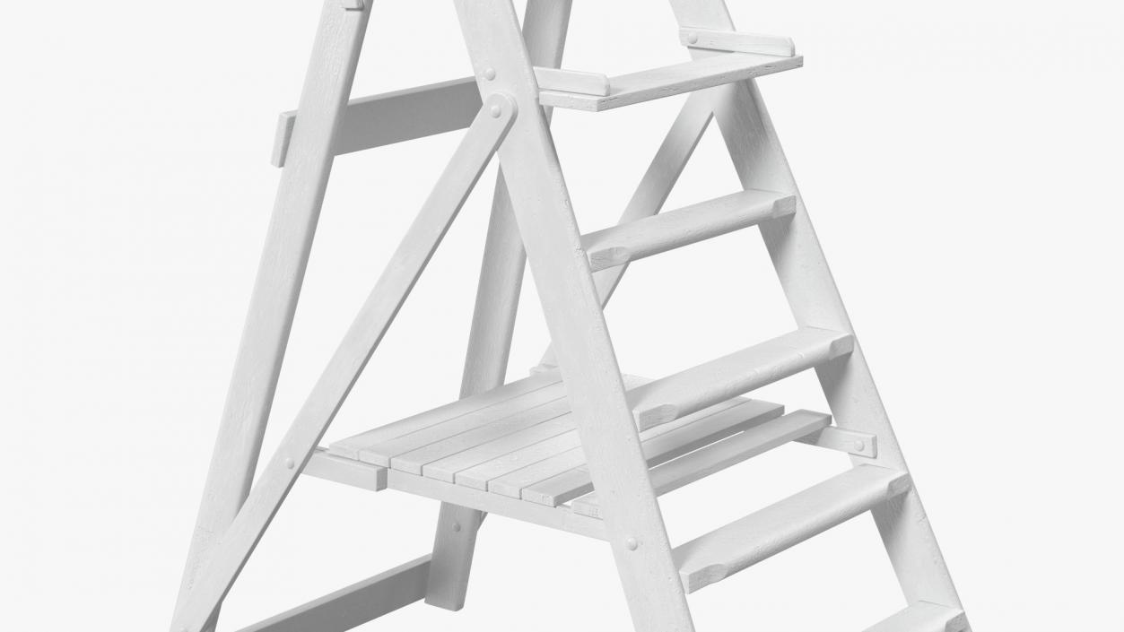 3D model Tennis Umpire Chair White