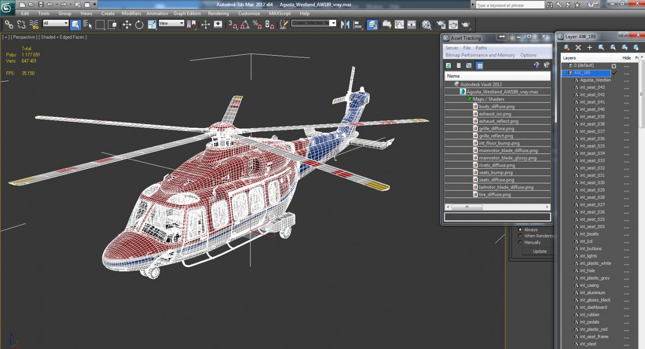 3D Agusta Westland AW189