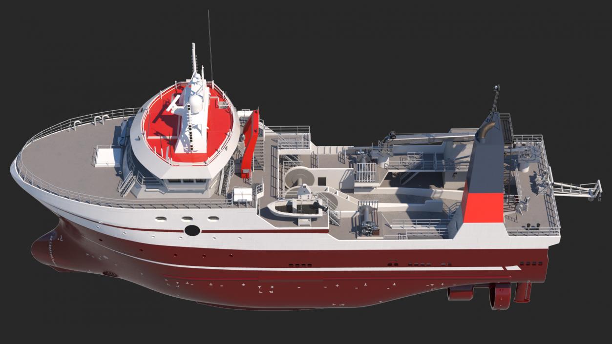 Trawler Fishing Vessel 3D