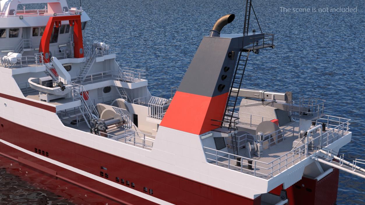 Trawler Fishing Vessel 3D