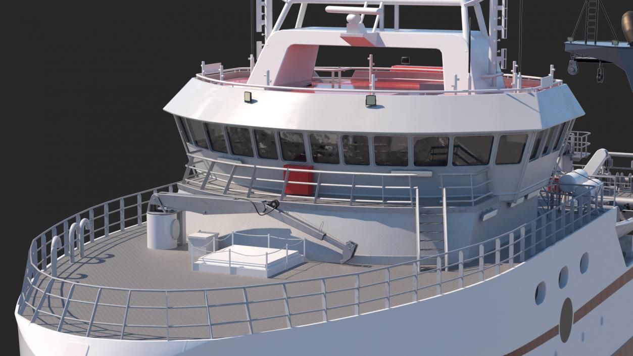 Trawler Fishing Vessel 3D