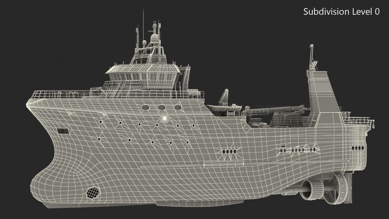 Trawler Fishing Vessel 3D