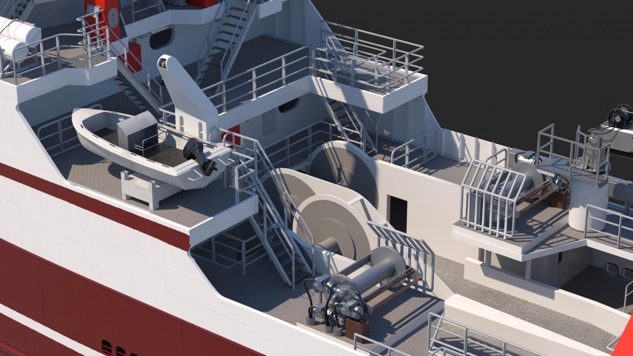 Trawler Fishing Vessel 3D