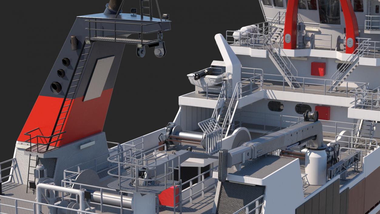 Trawler Fishing Vessel 3D