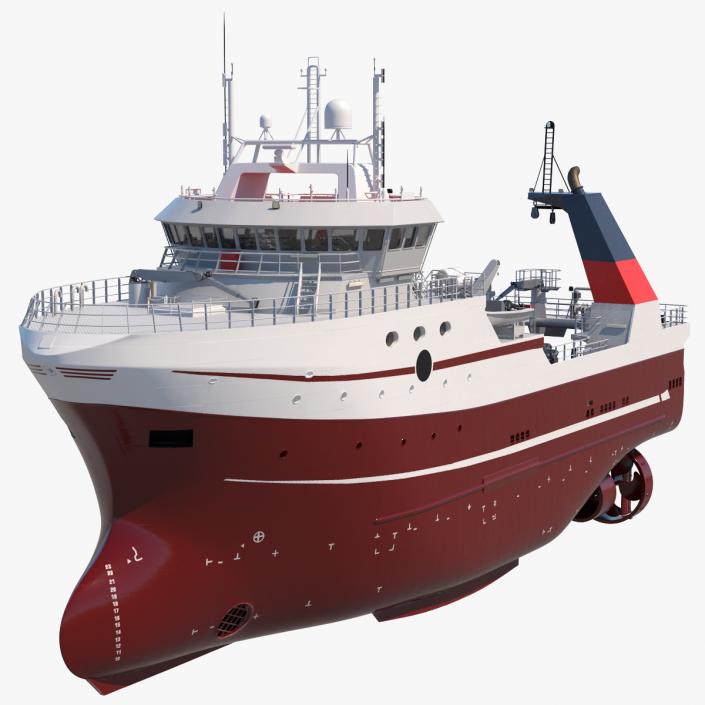 Trawler Fishing Vessel 3D