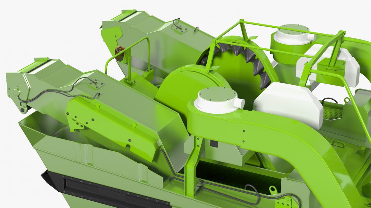 Grape Harvester Rigged 3D