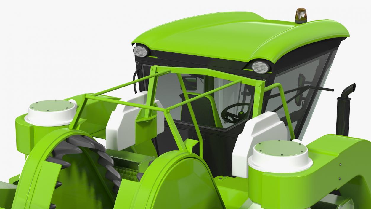 Grape Harvester Rigged 3D