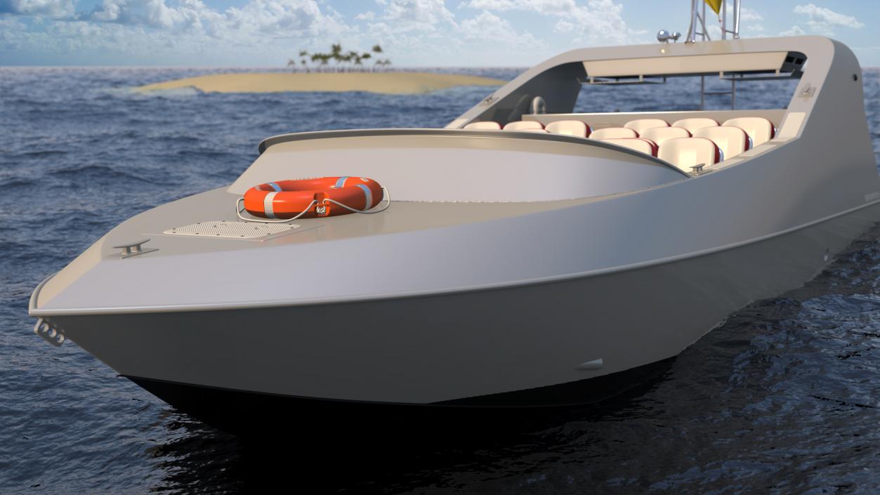 3D Moggaro 950 WJ Boat Silver