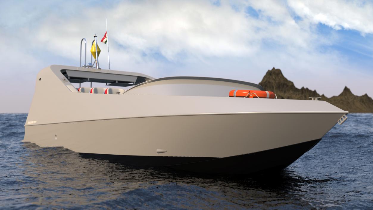 3D Moggaro 950 WJ Boat Silver