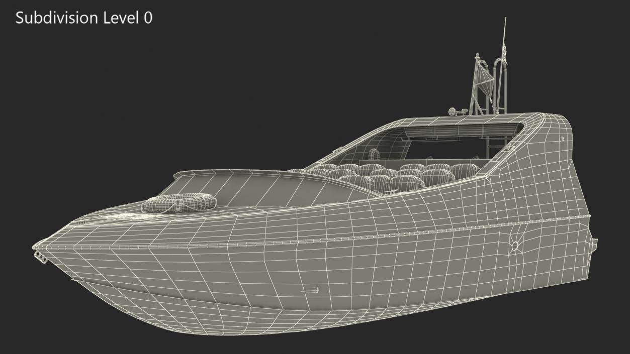 3D Moggaro 950 WJ Boat Silver