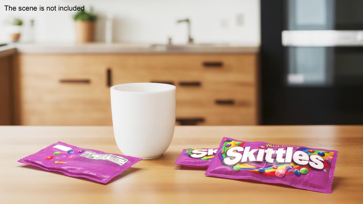 Skittles Wild Berry Package 3D