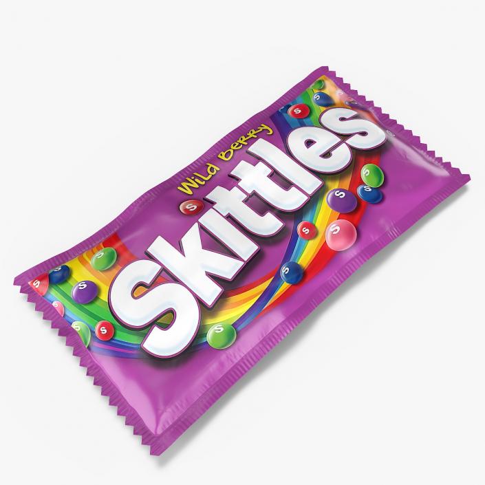 Skittles Wild Berry Package 3D