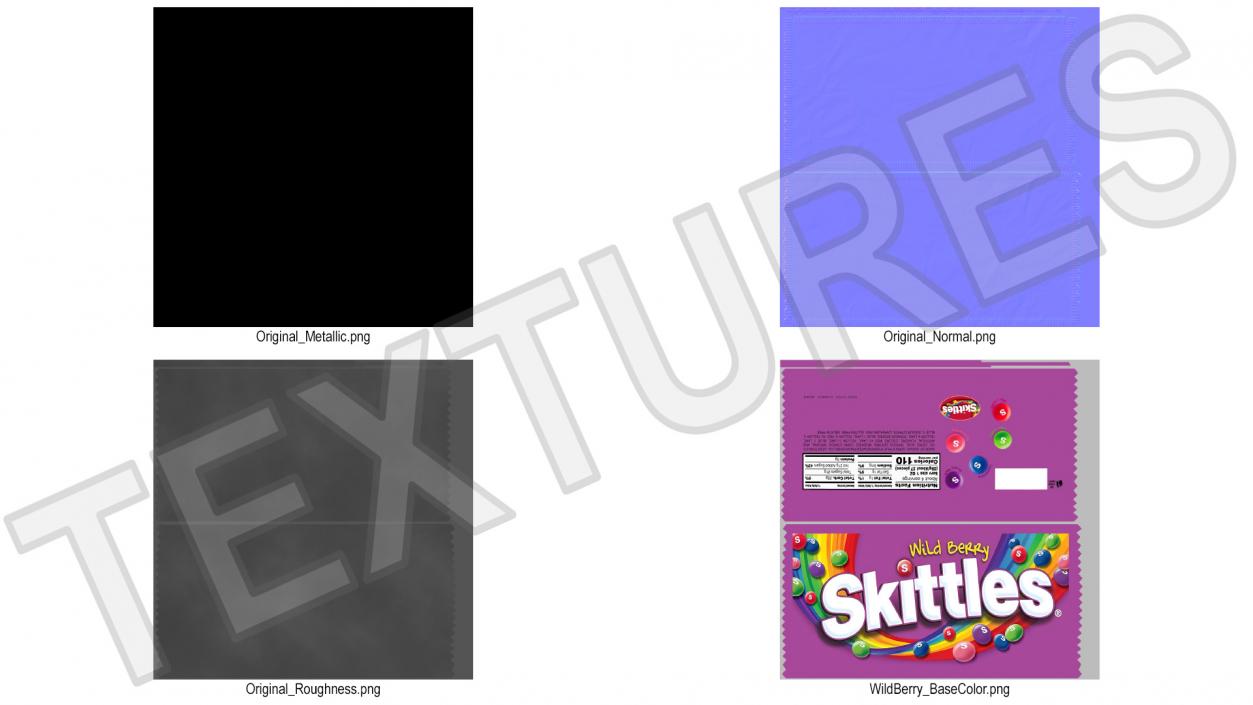 Skittles Wild Berry Package 3D