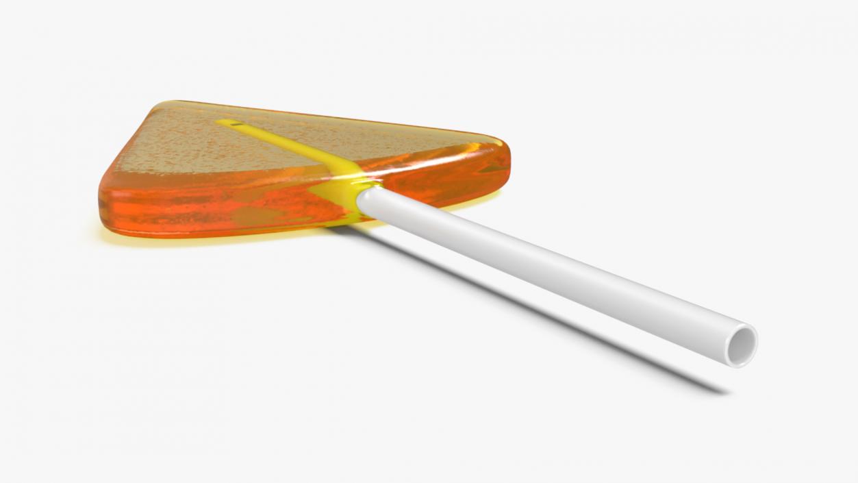 3D Triangle Form Yellow Lollipop 2