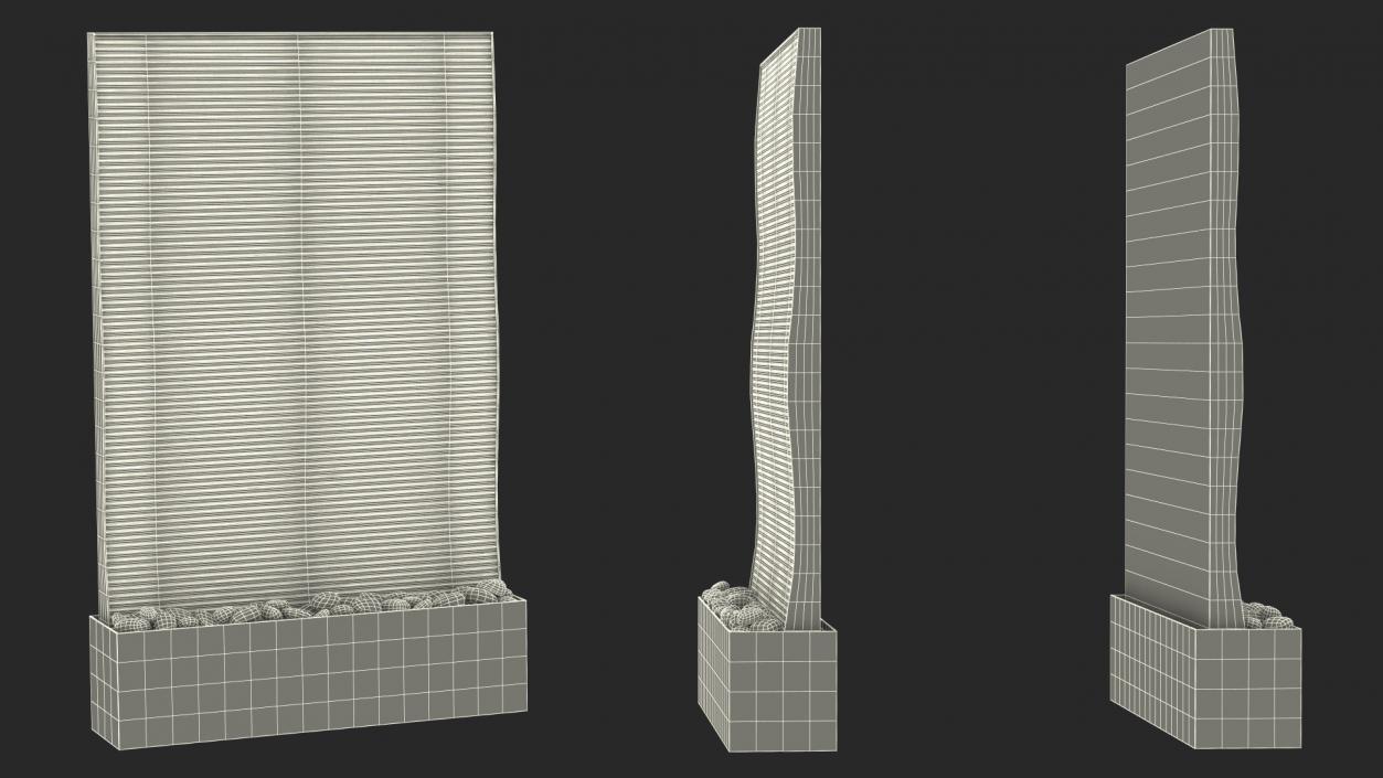 Wall Fountain Empty 3D model