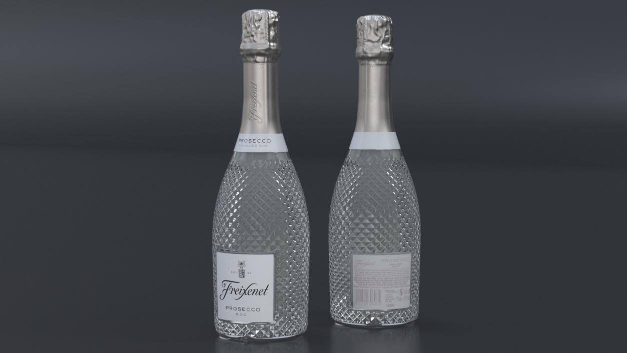 3D model Freixenet Prosecco Sparkling Wine Bottle