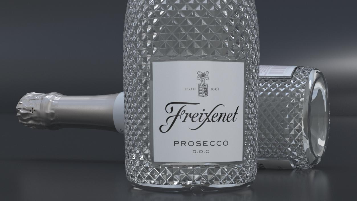 3D model Freixenet Prosecco Sparkling Wine Bottle