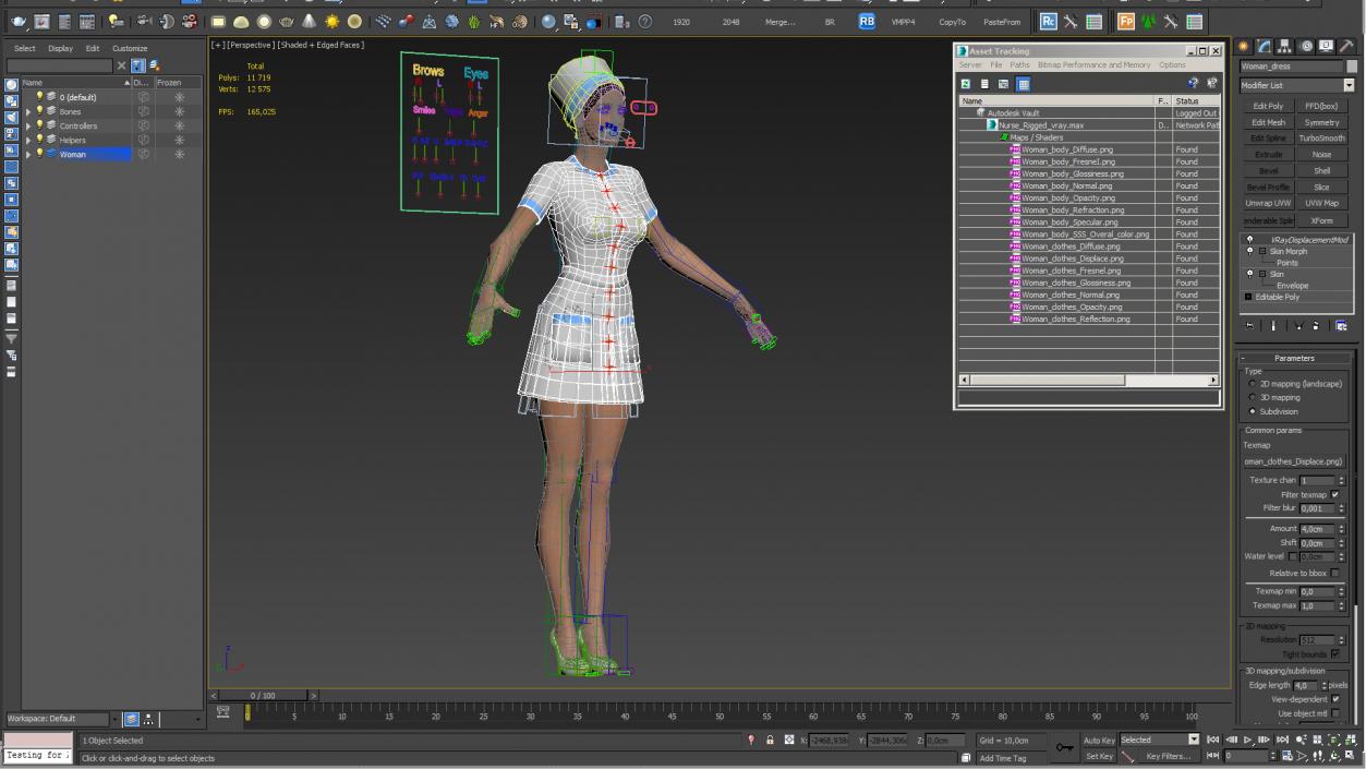 Nurse Rigged 3D