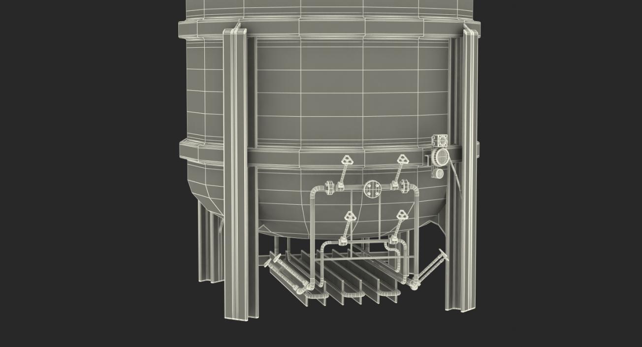 3D LNG Cryogenic Storage Tanks Collection model