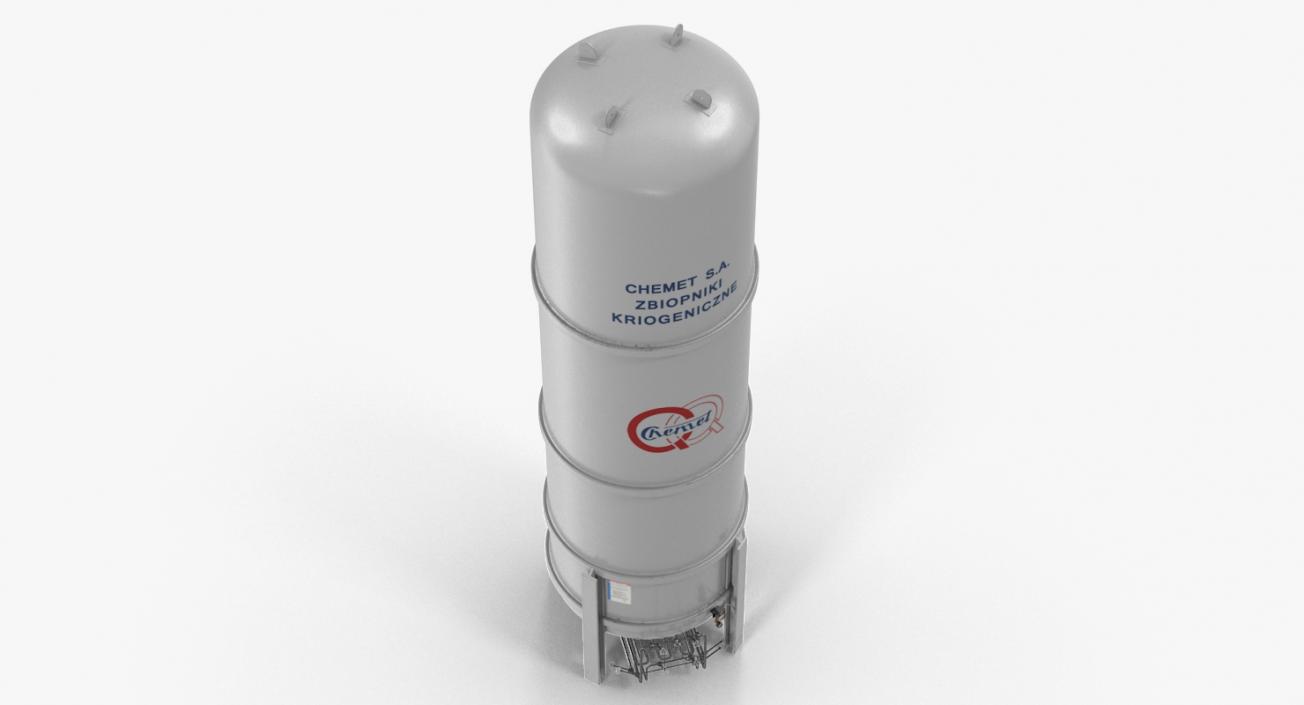 3D LNG Cryogenic Storage Tanks Collection model