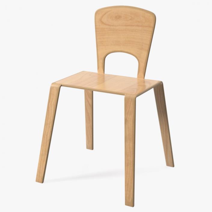 3D Library Chair model