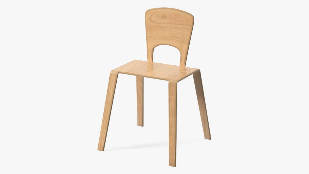 3D Library Chair model