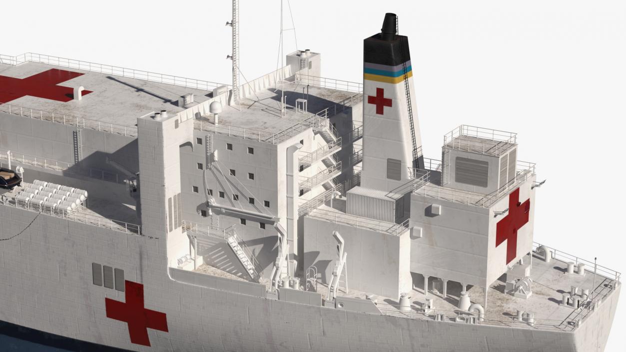 3D Hospital Ship model