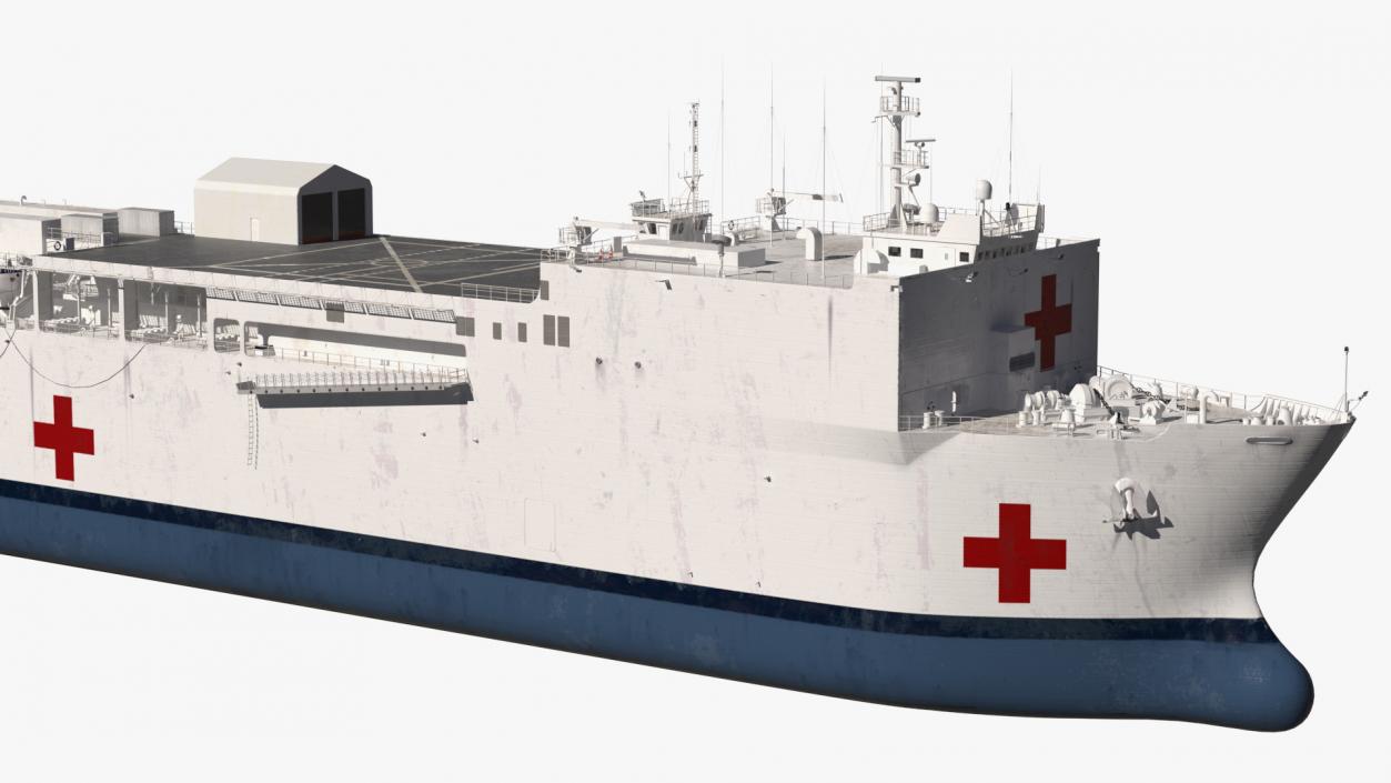 3D Hospital Ship model