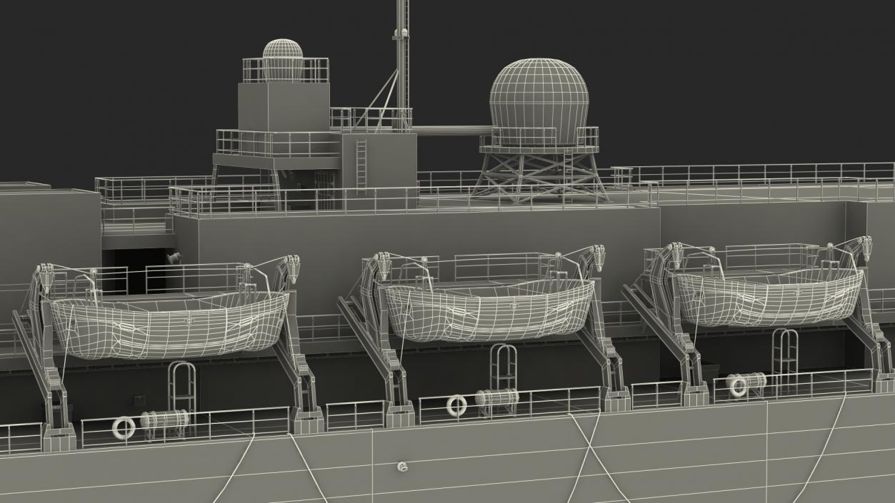 3D Hospital Ship model