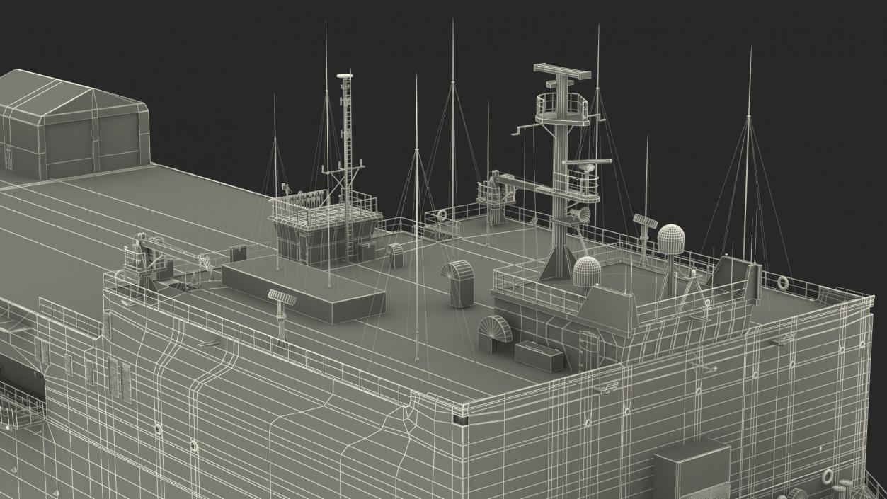 3D Hospital Ship model