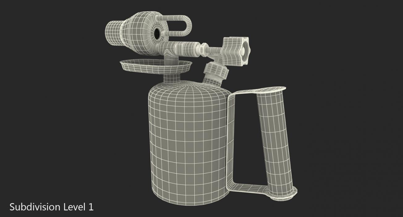 3D Kerosene Blowtorch model