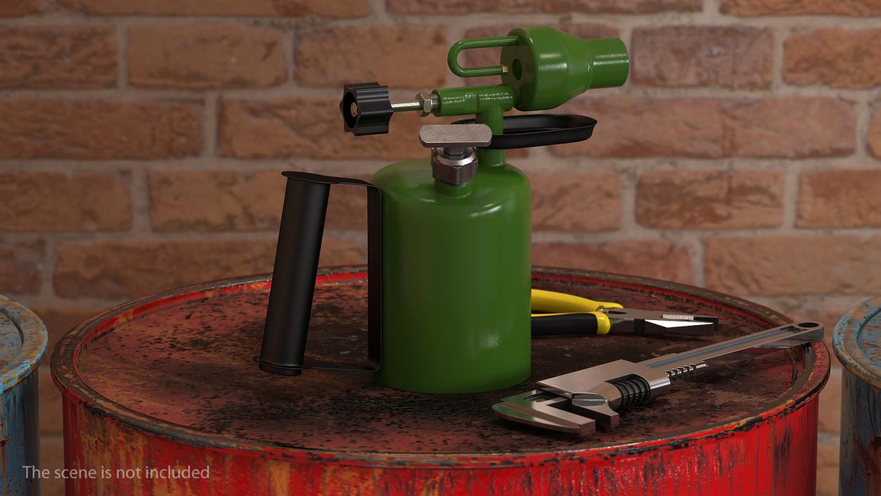 3D Kerosene Blowtorch model