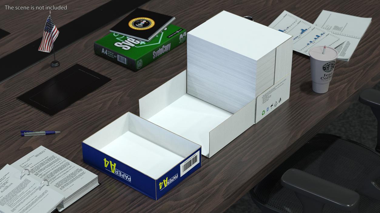 Office Paper Products Collection 3D