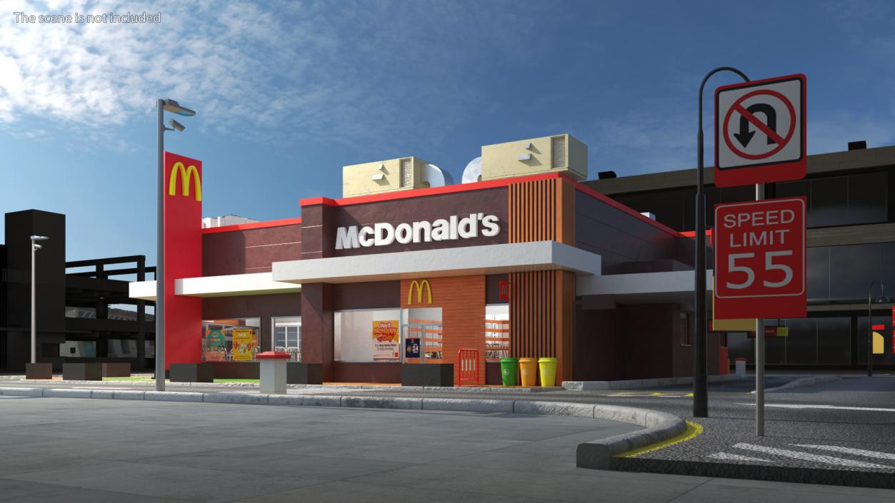 3D model McDonalds Restaurant