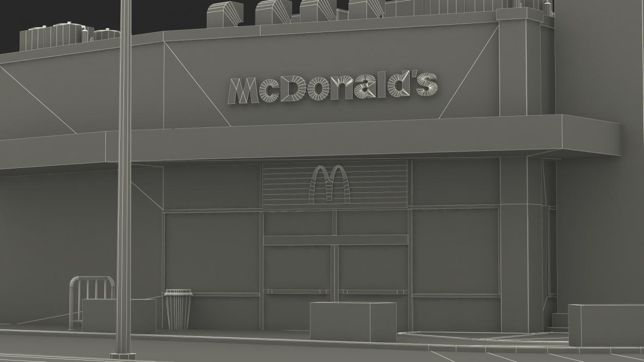 3D model McDonalds Restaurant