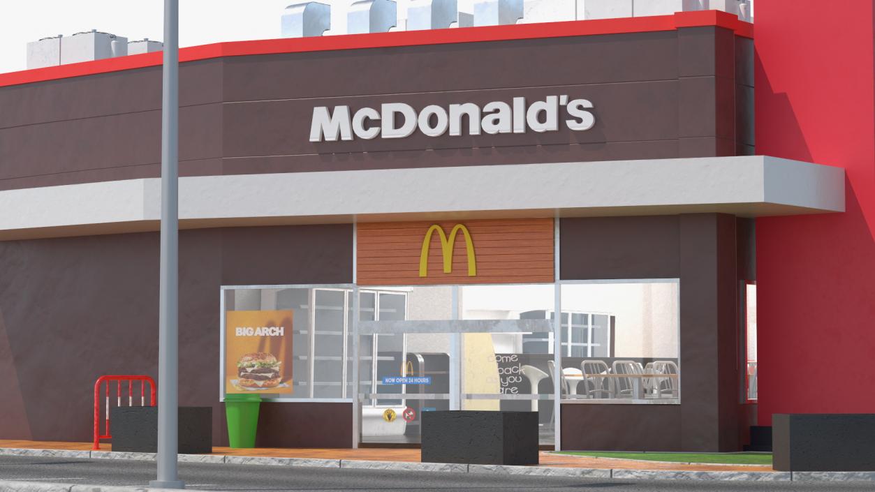 3D model McDonalds Restaurant