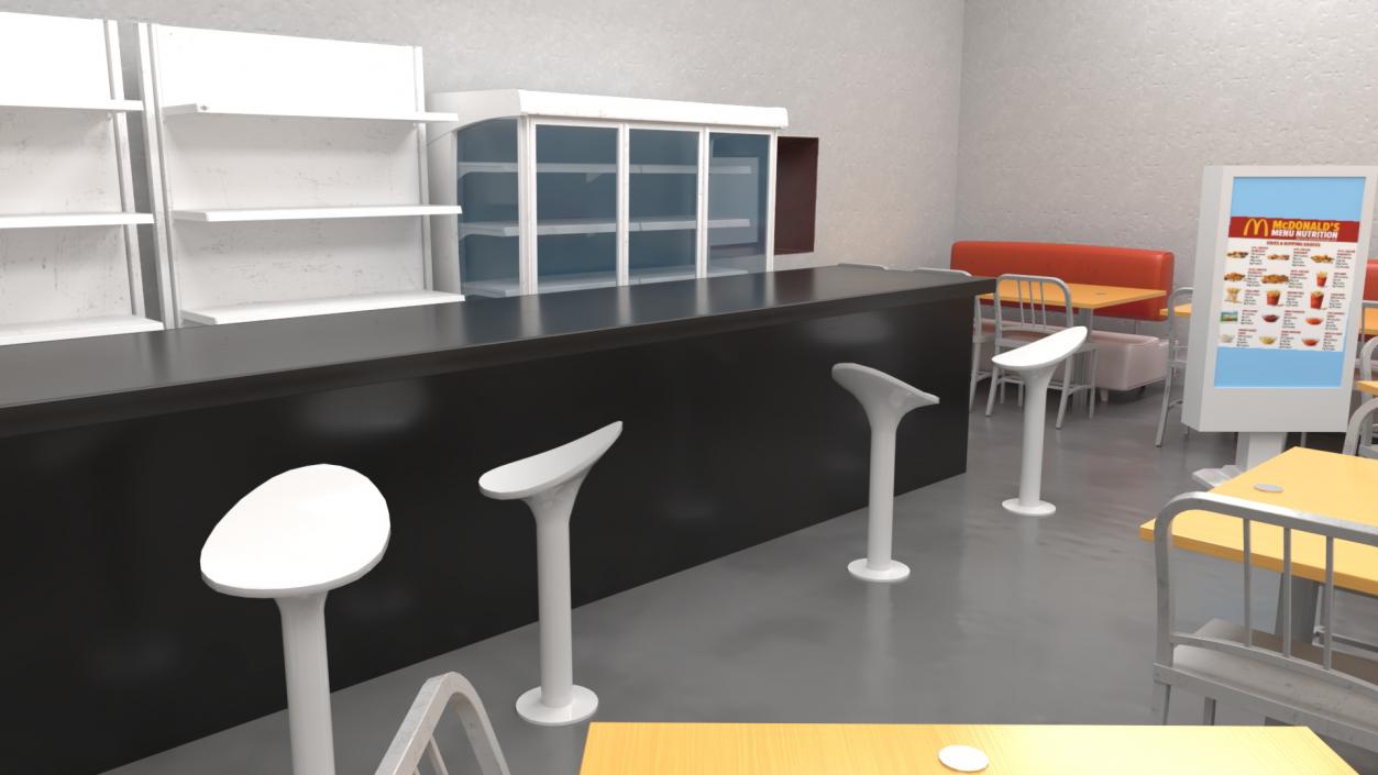 3D model McDonalds Restaurant