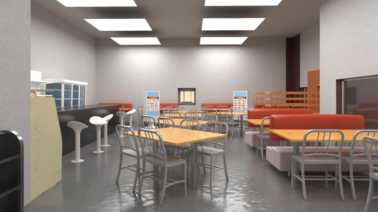 3D model McDonalds Restaurant