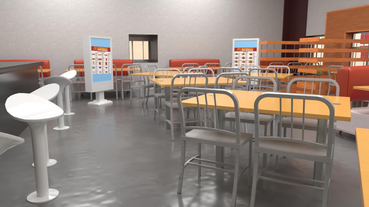 3D model McDonalds Restaurant