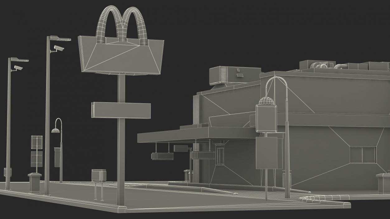 3D model McDonalds Restaurant