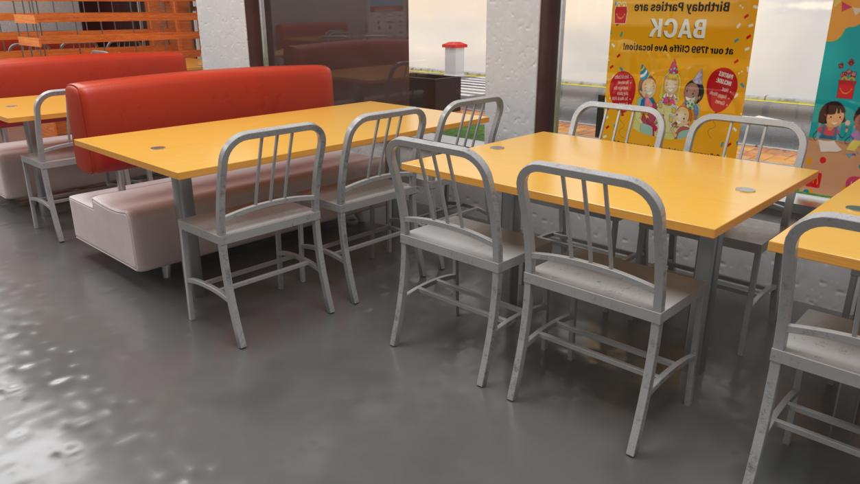 3D model McDonalds Restaurant