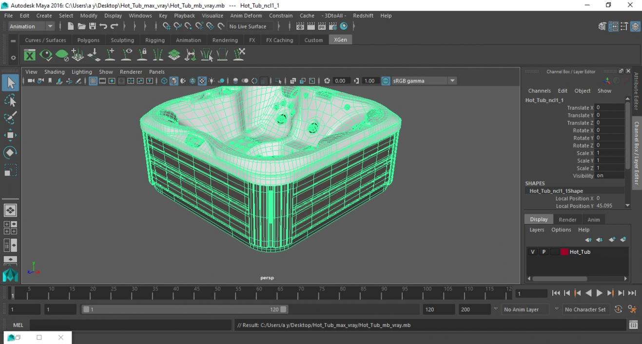 Hot Tub 3D model