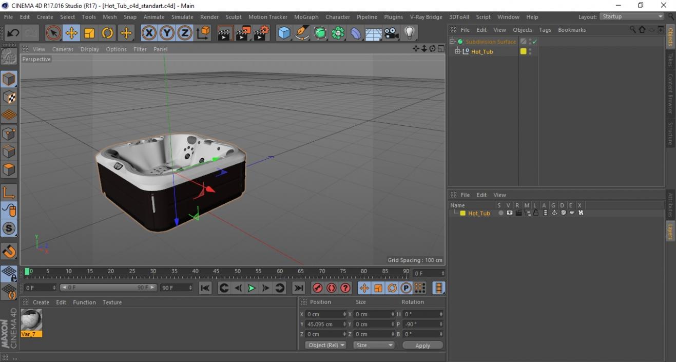 Hot Tub 3D model