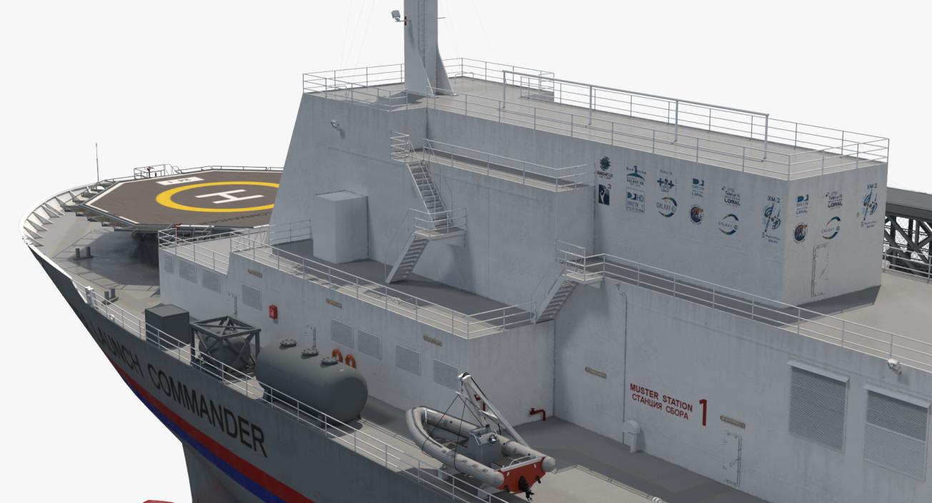 Command Ship Sea Launch Commander ACS 3D