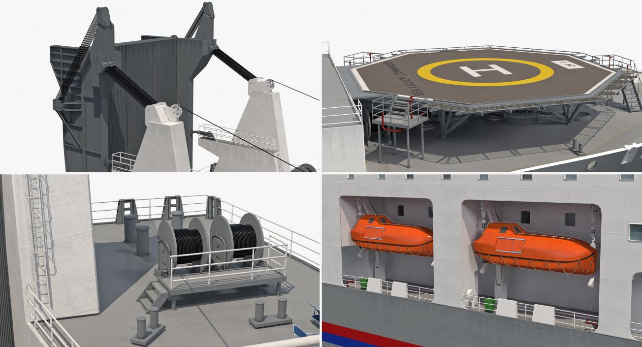 Command Ship Sea Launch Commander ACS 3D