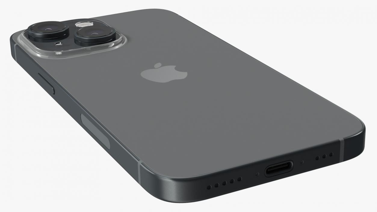 3D model IPhone 15 Black