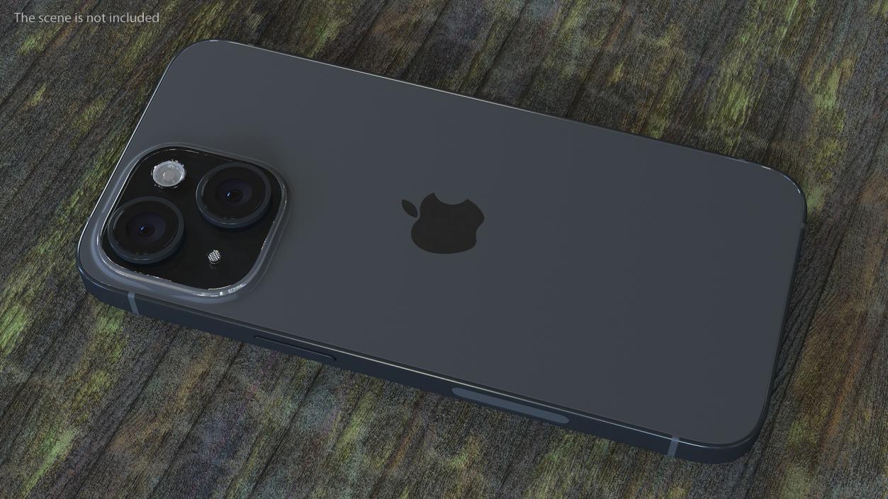 3D model IPhone 15 Black